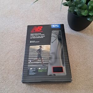 New Balance NB Mens Performance Crewneck T-shirts 3 Pack Black Size Large Active